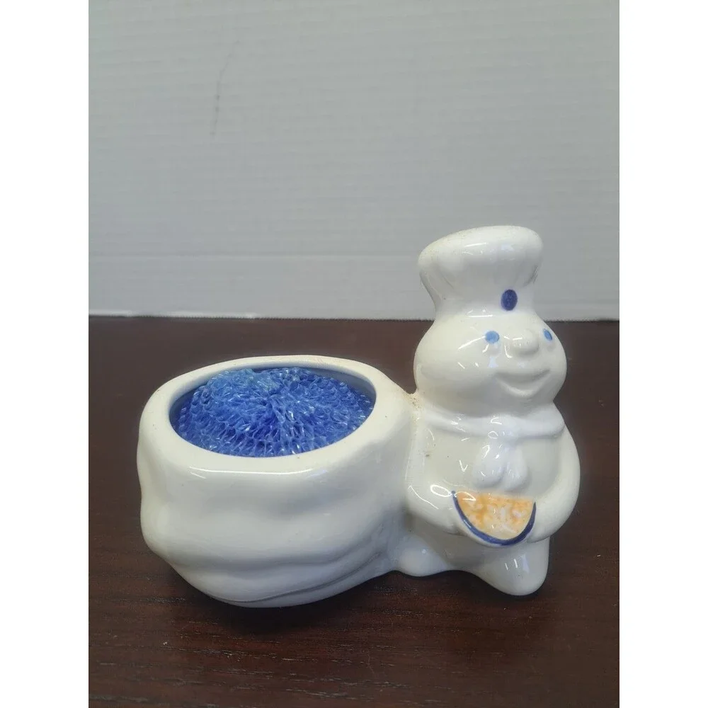 1998 Pillsbury Dough Boy Scouring Pad Holder